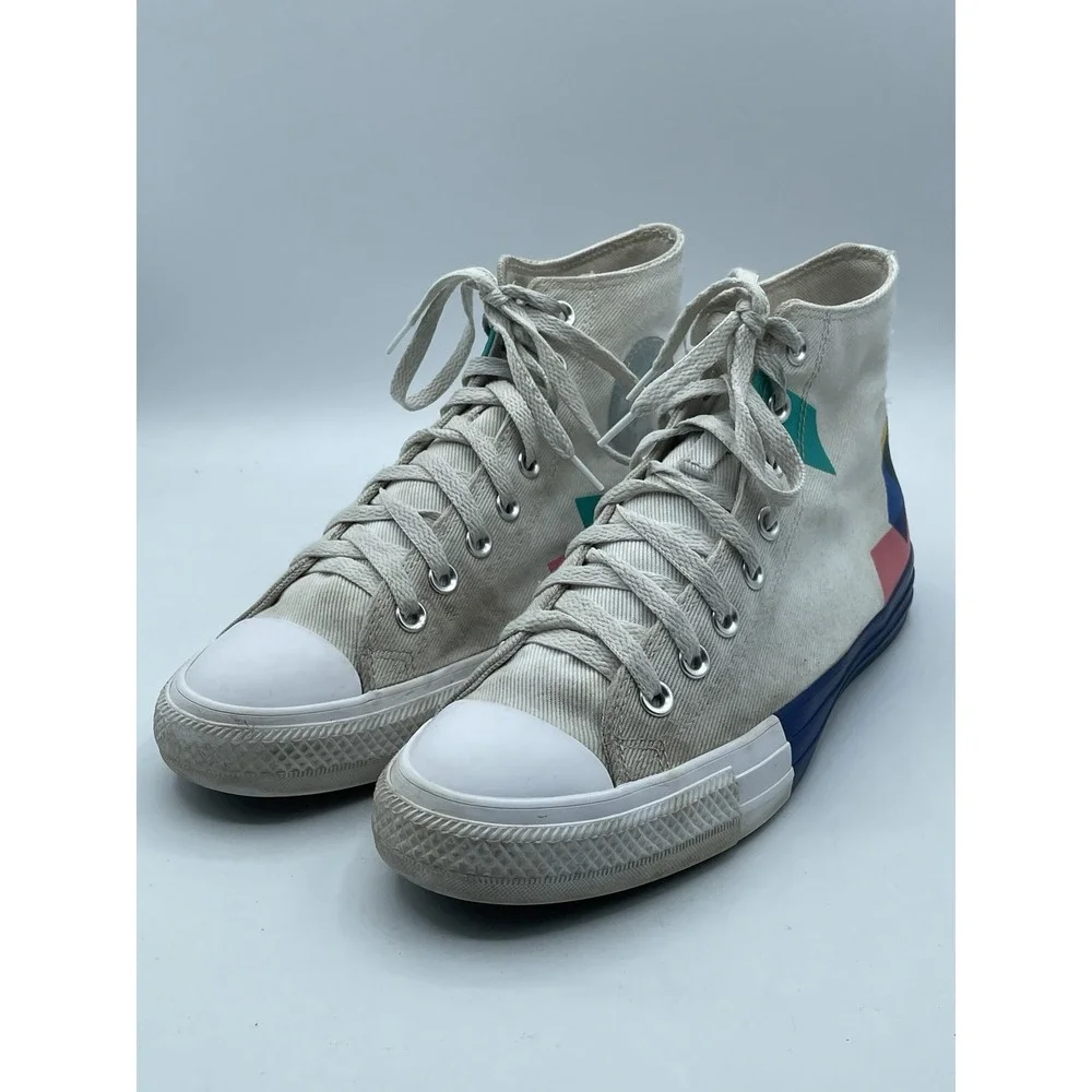 Converse Chuck Taylor All Star Space Racer High Top Sneakers White Mens 7.5